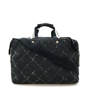 Chanel Nylon Travel Line Boston Bag